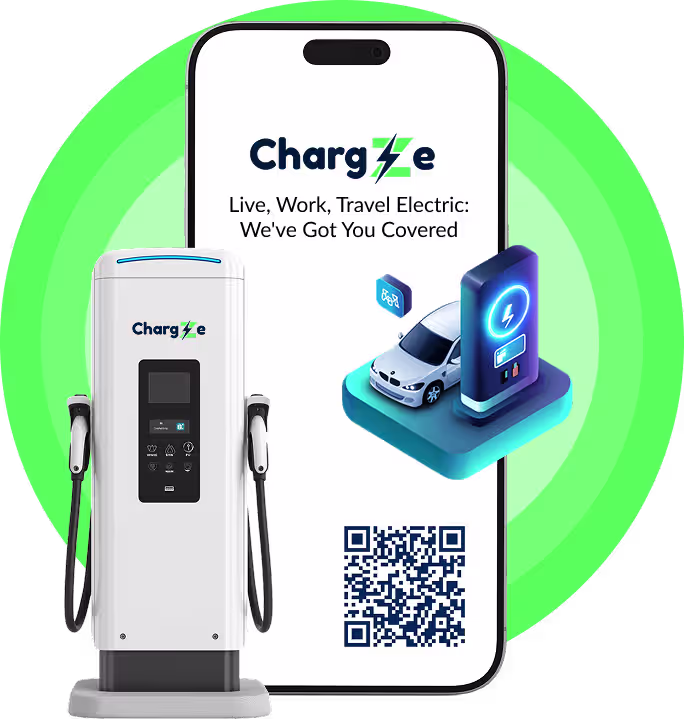 Chargze App and Charging Station